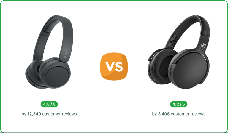 Sennheiser HD 350BT vs. Sony WH-CH520